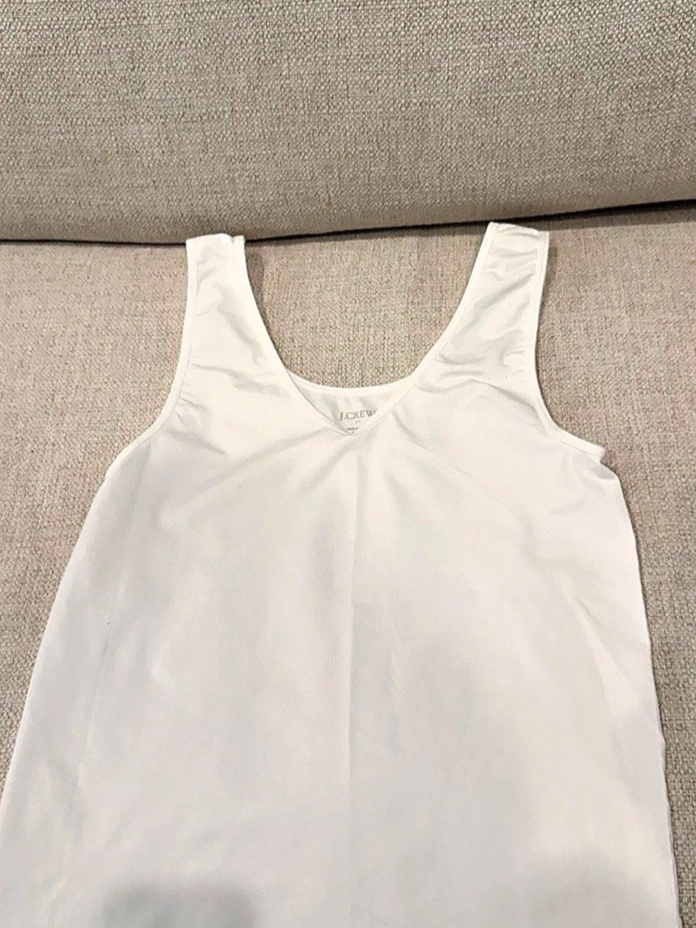 J.CREW Reversible Layering Tank Top White XXL
